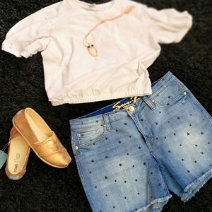 Seven7 Jean Weekend Shorts Stars 10